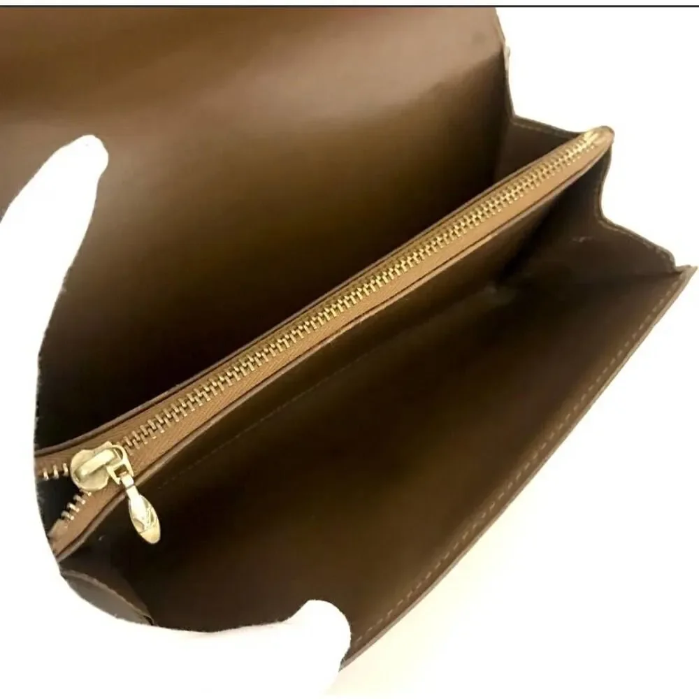 Louis Vuitton Monogram Vernis Sarah Long Bifold Wallet /U3042. TH0033